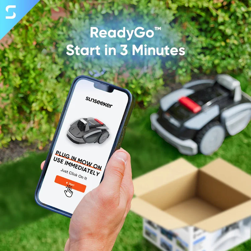 V3 Wireless AI Robot Lawn Mower for Small Yards | 0.15 Acre | Readygo™
