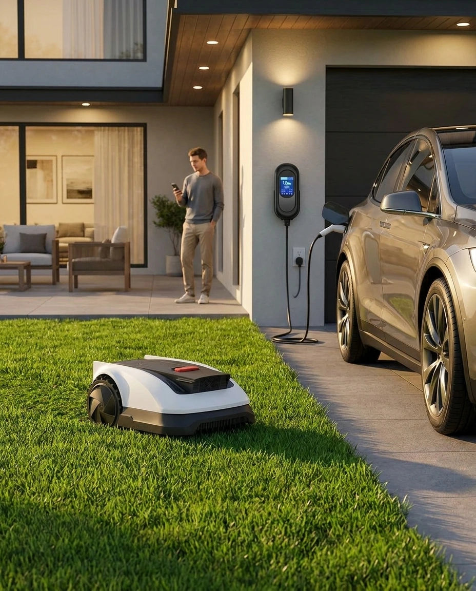 One cohesive space, a single setting for this niche (Smart Home Systems, Robot Lawn Mowers, EV Chargers, Sellers)
