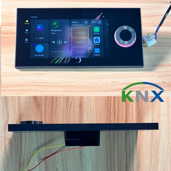 KNX Smart Home Touch Panel Designed for Home Automation, Android 10, 1280x800 IPS Display, Wired KNX Control