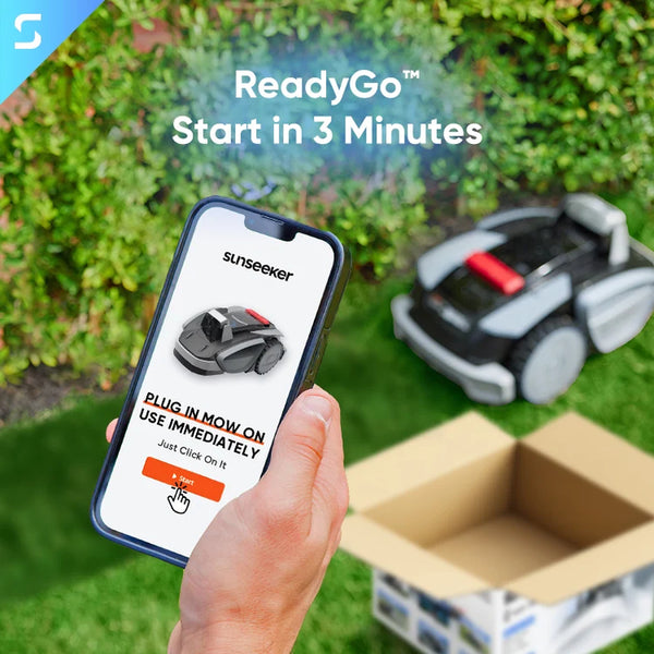 V3 Wireless AI Robot Lawn Mower for Small Yards | 0.15 Acre | Readygo™