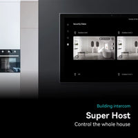 10Inch Control Panel Smart Home Products Devices Smart Home Zigbee Gateway Wall Switch 2 Gang Relay Switch