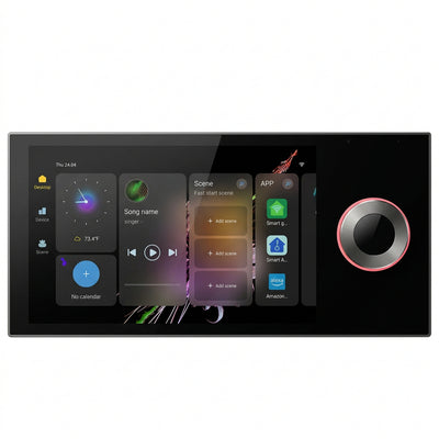 KNX Smart Home Touch Panel Designed for Home Automation, Android 10, 1280x800 IPS Display, Wired KNX Control