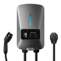 Level 2 EV Charger 40Amp - NEMA 14-50 EVSE with J1772 Connector - CSA Certified Wall Home EV Charger - 25FT Cable,Outdoor/Indoor,Rfid Card,Wifi Enabled, 240V Electric Vehicle Charging Station