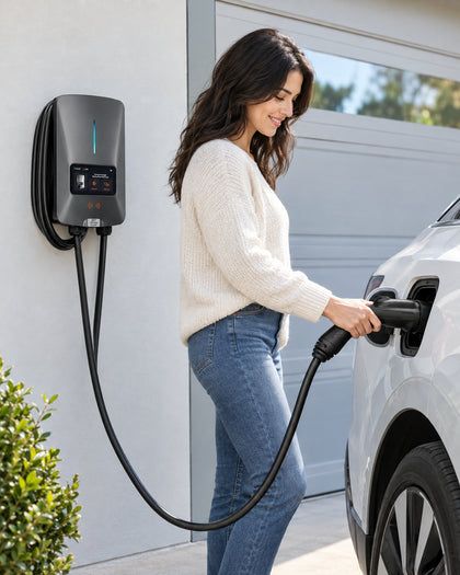 Products from the EV Chargers collection in use